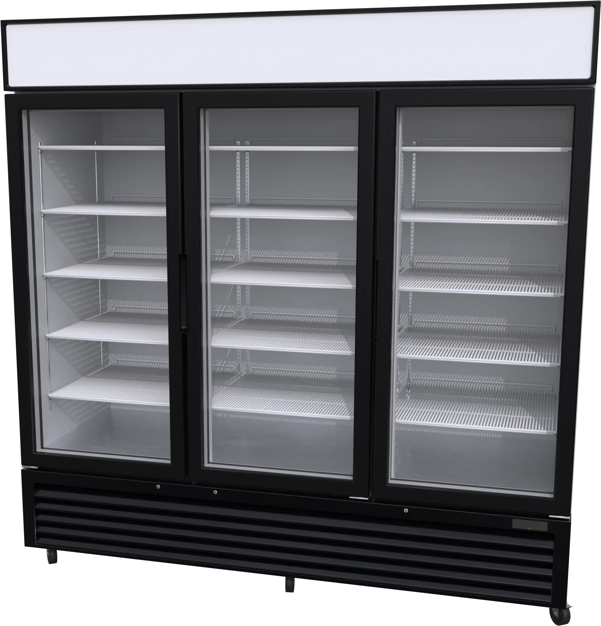 Triple Door 2050L ice display freezer